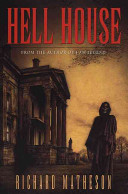 Cover for "Hell House" with a shadowy figure standing near an imposing mansion