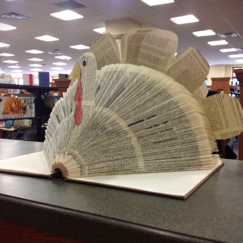 Book turkey craft