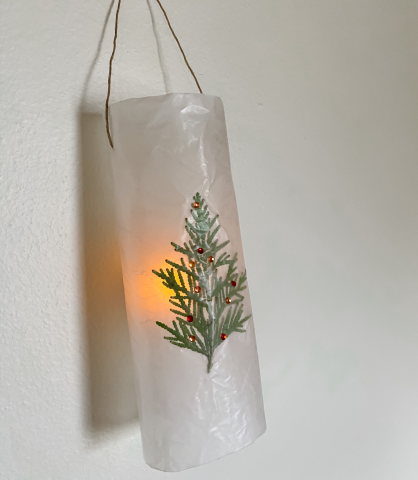 Handmade Wax Paper Lantern