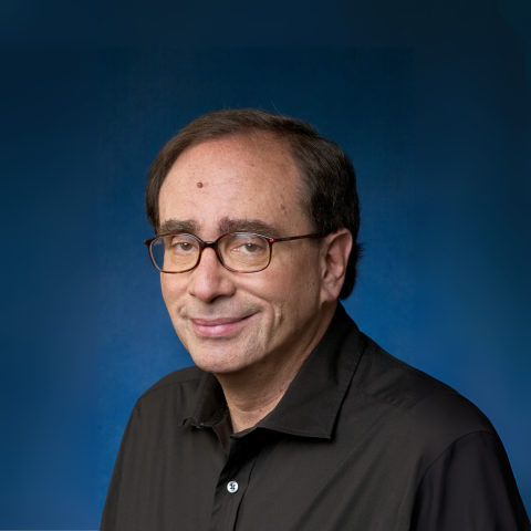 Photo of R. L. Stine, a white man with dark hair wearing glasses