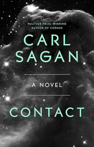 Cover Art for Contact by Carl Sagan